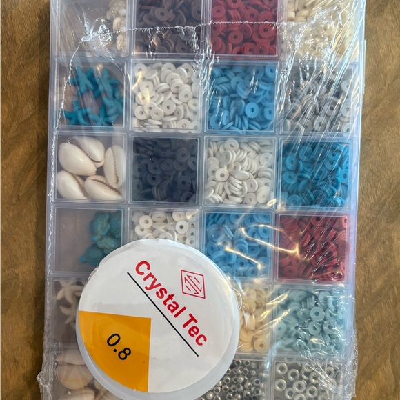 Rhinestones and Clay Bead/Charm Bundle NWT - Picture 3 of 3